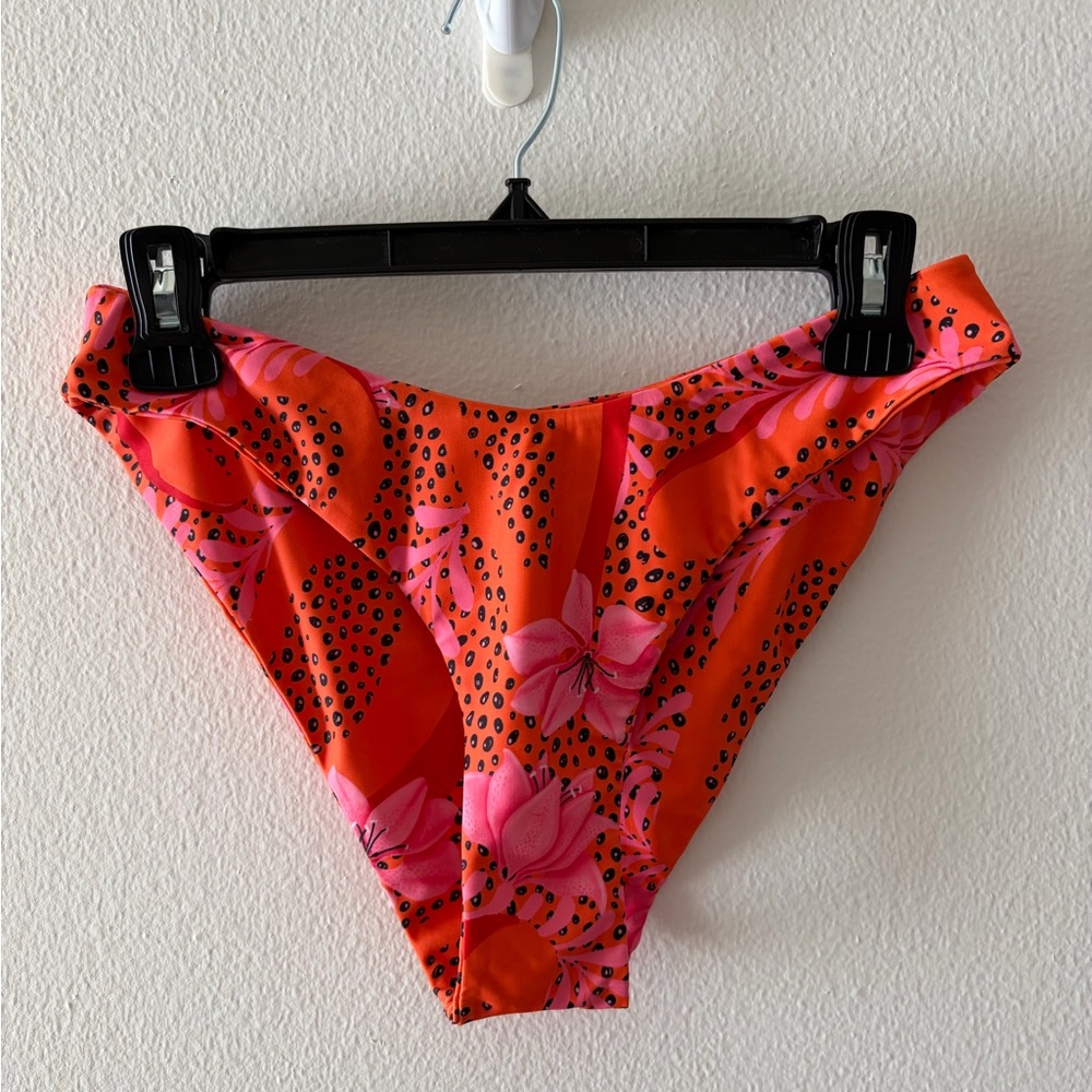Vibrant Floral Bikini Bottom